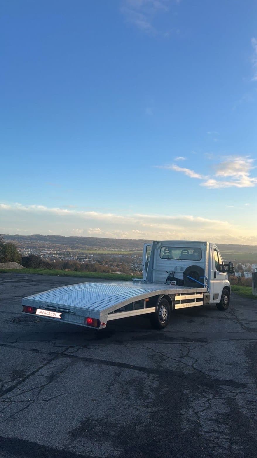 Plateau porte-voiture Alpha Speed pour transport véhicule Île-de-France